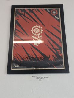 Shepard Fairey "Rise Above" RARE Test Print 18x24
