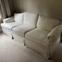 White/Pearl Couch ETHAN ALLEN