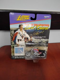 Evil knivel king of the Stuntmen Collectable motorcycle