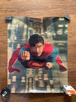 1978 Superman Christopher Reeve Original Promo Poster