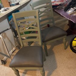 Solid Wood Table With 4 Chairs