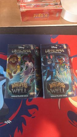 Disney Lorcana Whispers in the Well Single-Player Decks x2