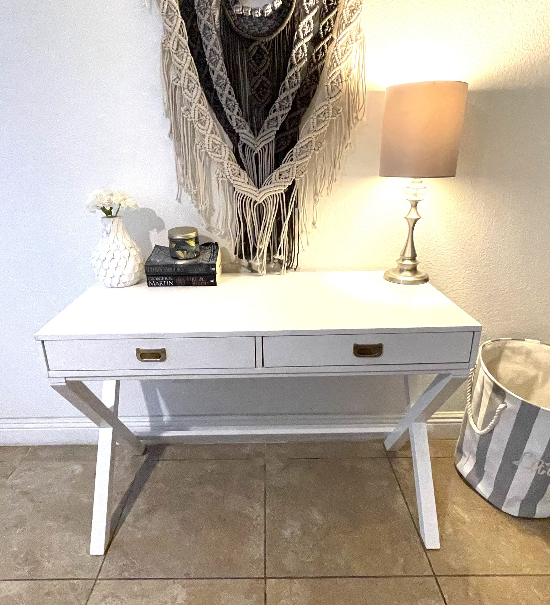 Office Writing Desk with Two Drawers