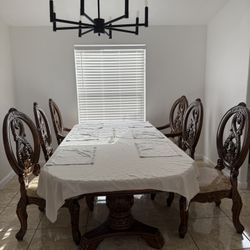 Dining Room Table With 6 Chairs 