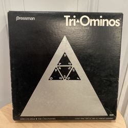 Vintage Tri-Ominos - The Triangle Game by Pressman #4420
