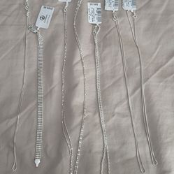 giani bernini necklaces, bracelet, and earrings 