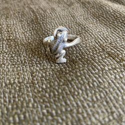 Sterling Silver Frog Ring