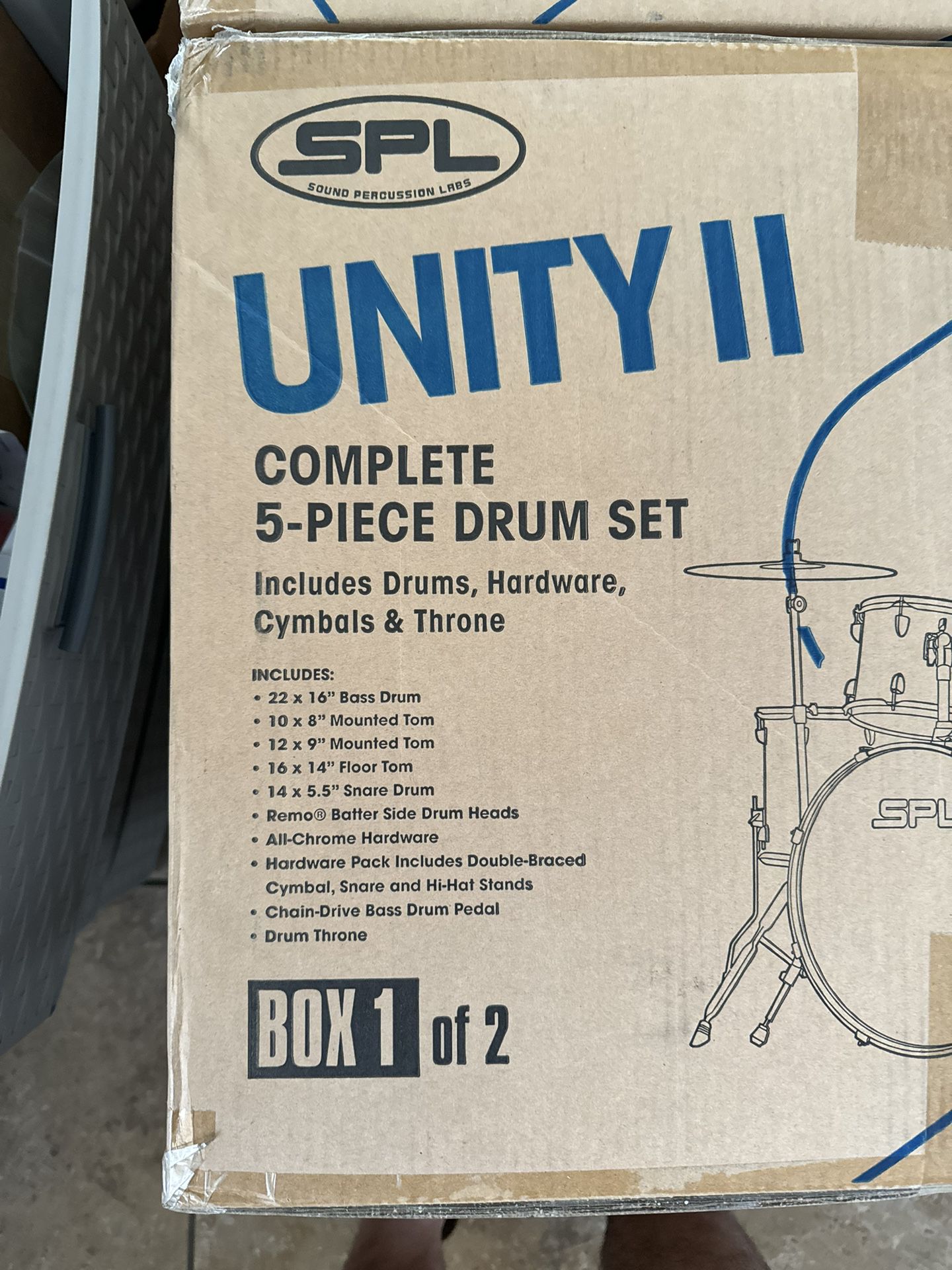 SPL UNITY II 5-Piece Drum Set