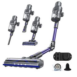 JQ02 Cordless Vacuum Cleaner — 650W, 45KPA Full-Size Handheld Vacuum featuring an 800ml Dual-Layer Cyclonic Dust Cup and HEPA Filtration. Lightweight 