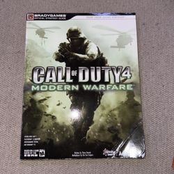 Brady Games Strategy Guide Call Of Duty 4 Modern Ware