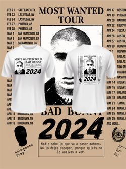🚨Bad bunny Tour Shirts🚨