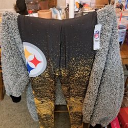Steelers Womens Leggings Size Large