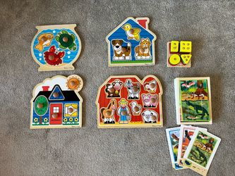 Melissa and Doug puzzles