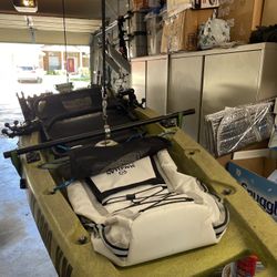 Perception outlaw Fishing kayak LOADED