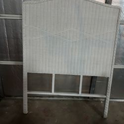 Twin  Wicker Headboard 