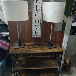 Table & Lamp Set