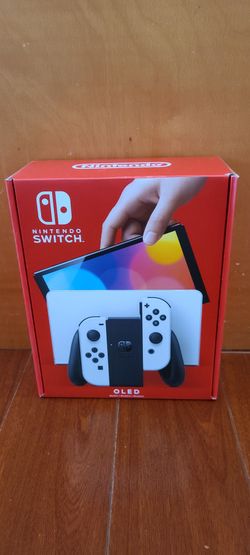  Nintendo Switch – OLED Model w/ White Joy-Con : Video Games