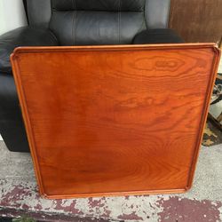 Korean Asian Wood Low Folding Tea Table 