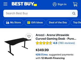 Gaming desk & chair