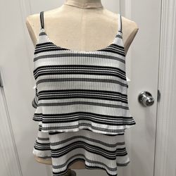 Kenzie Girl Striped Halter Top, New