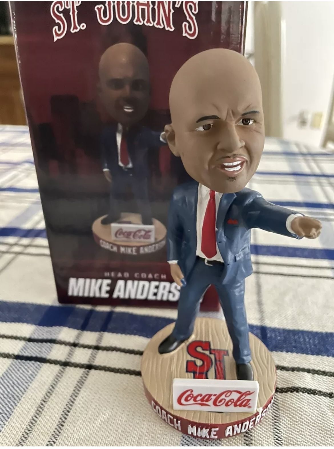 St John's , Mike Anderson bobblehead 