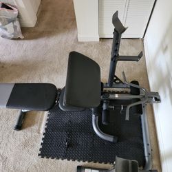 Weider XRS20 Adjustable Bench with detachable Curl Pad and