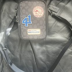 Coach Crossbody In Signatureu Jacquard With Ski Patches NWT $298