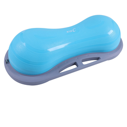 Blue & Gray Peanut Balance Trainer – Inflatable Fitness Stability Ball