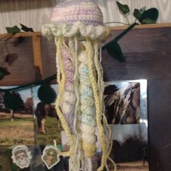 Hand Made Crochet Jellyfish