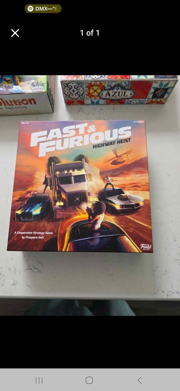 Fast And Furious Highway Heist - Board Game