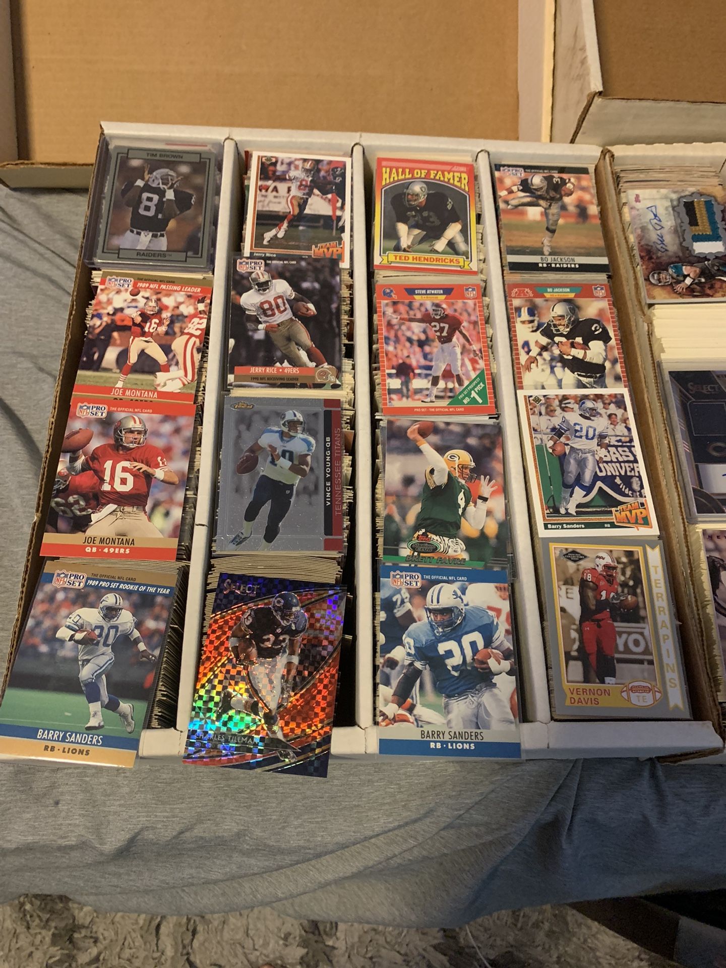Boxes Of Football Cards Collection for Sale in Gilbert, AZ OfferUp
