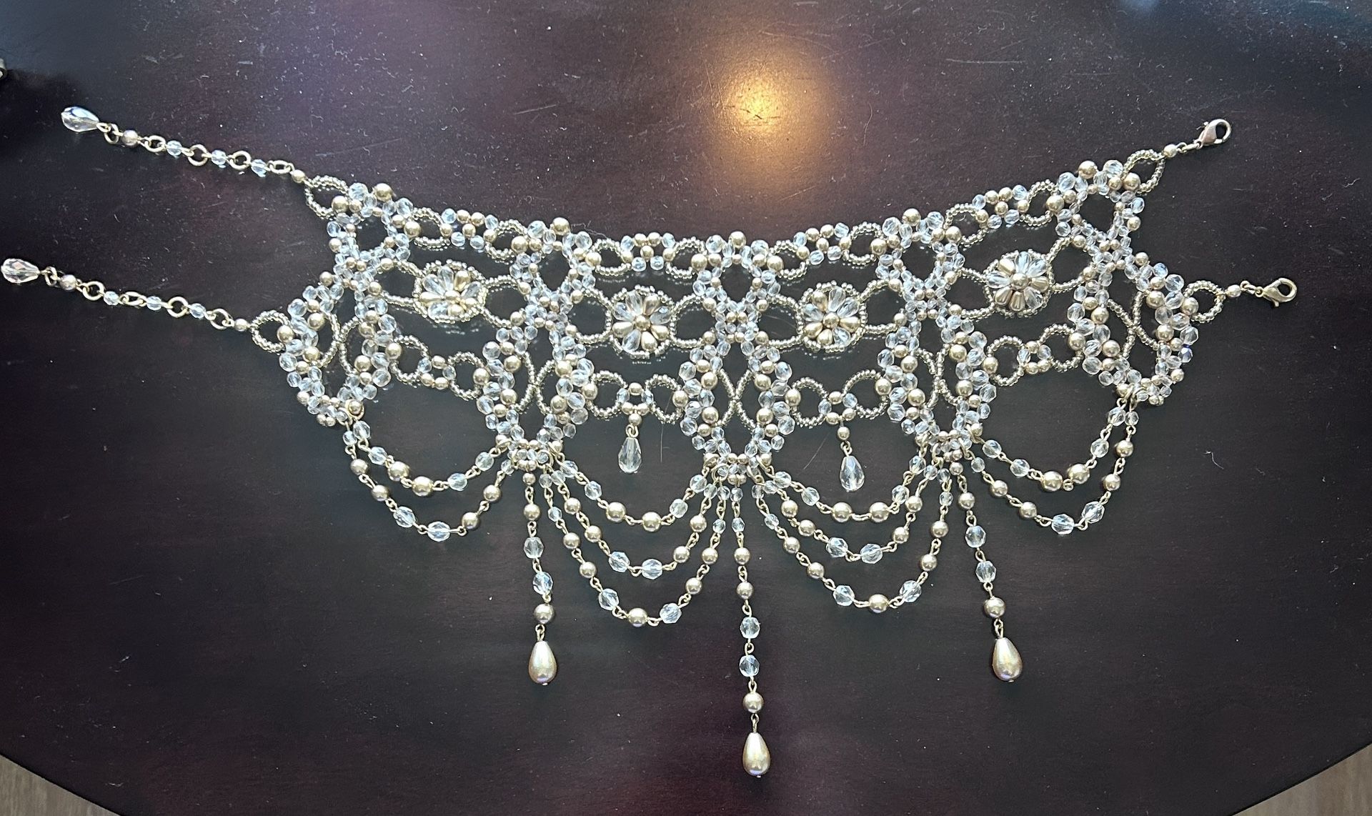 Beautiful wedding, prom or special occasion necklace!
