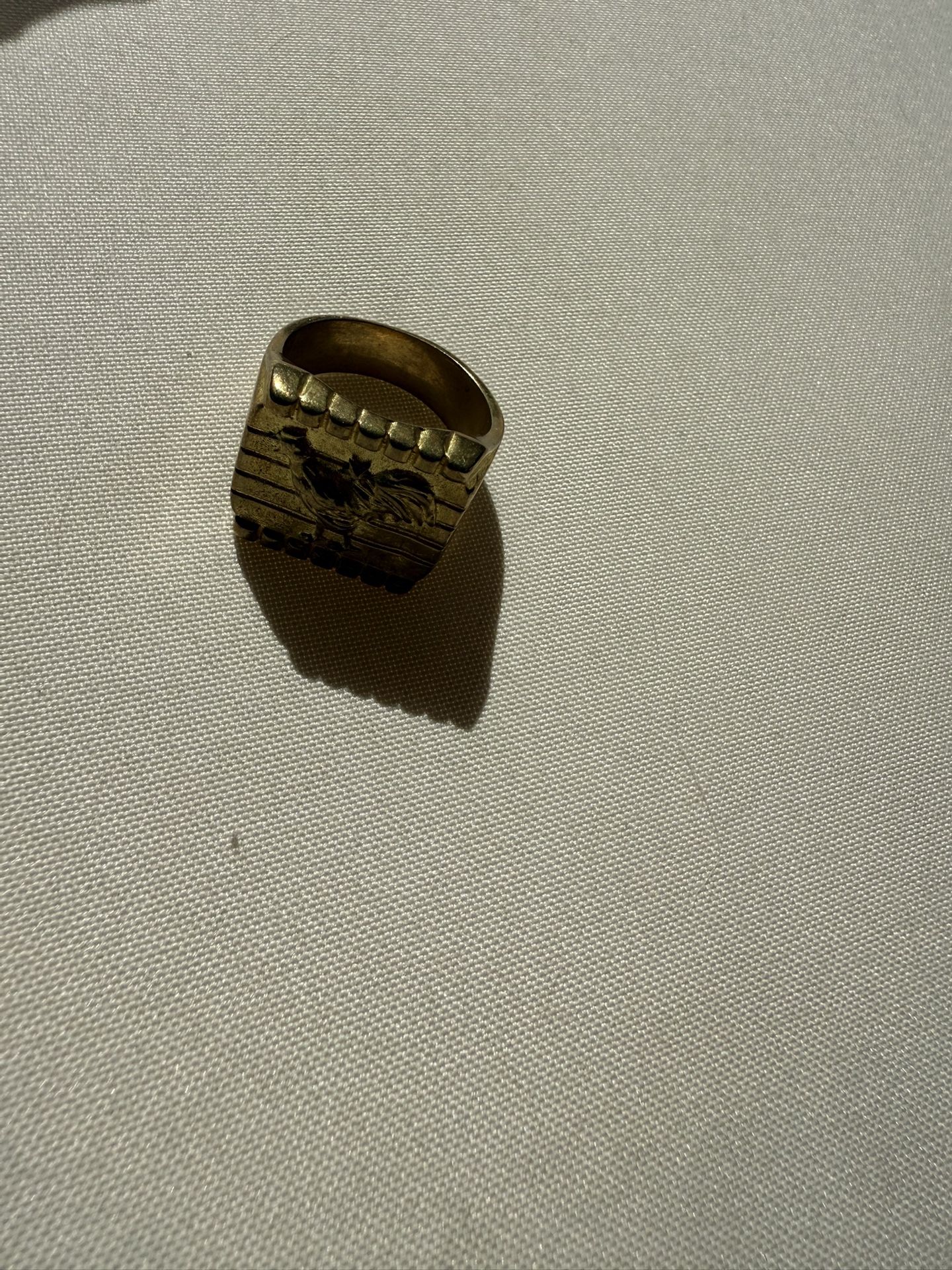 18k Gold Plated Ring Used