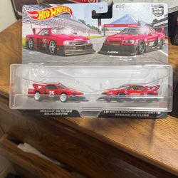 Hot Wheels Car Culture 2 Pack Premium Set, LB-ER34 Super Silhouette Nissan Skyline Silhouette