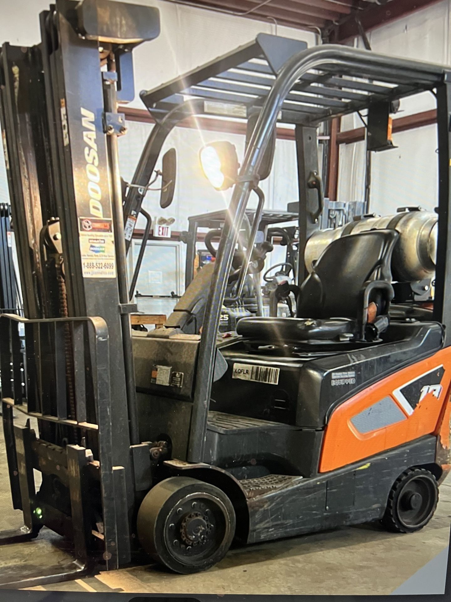 3,500 Lbs Forklift Doosan 2019 GC18S9 Low Hours