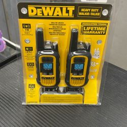 New Dewalt Heavy Duty Walkie Talkie Dxfrs300