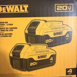 Dewalt 20v 4.0 Battery Pack New