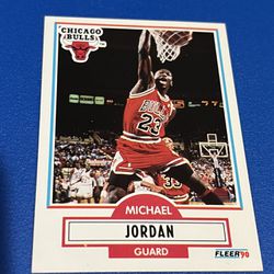 1990-91 FLEER Michael Jordan #26 Chicago Bulls HOF GOAT RARE GEM MINT