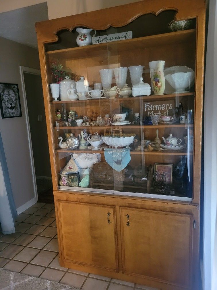 Mid Century China Hutch