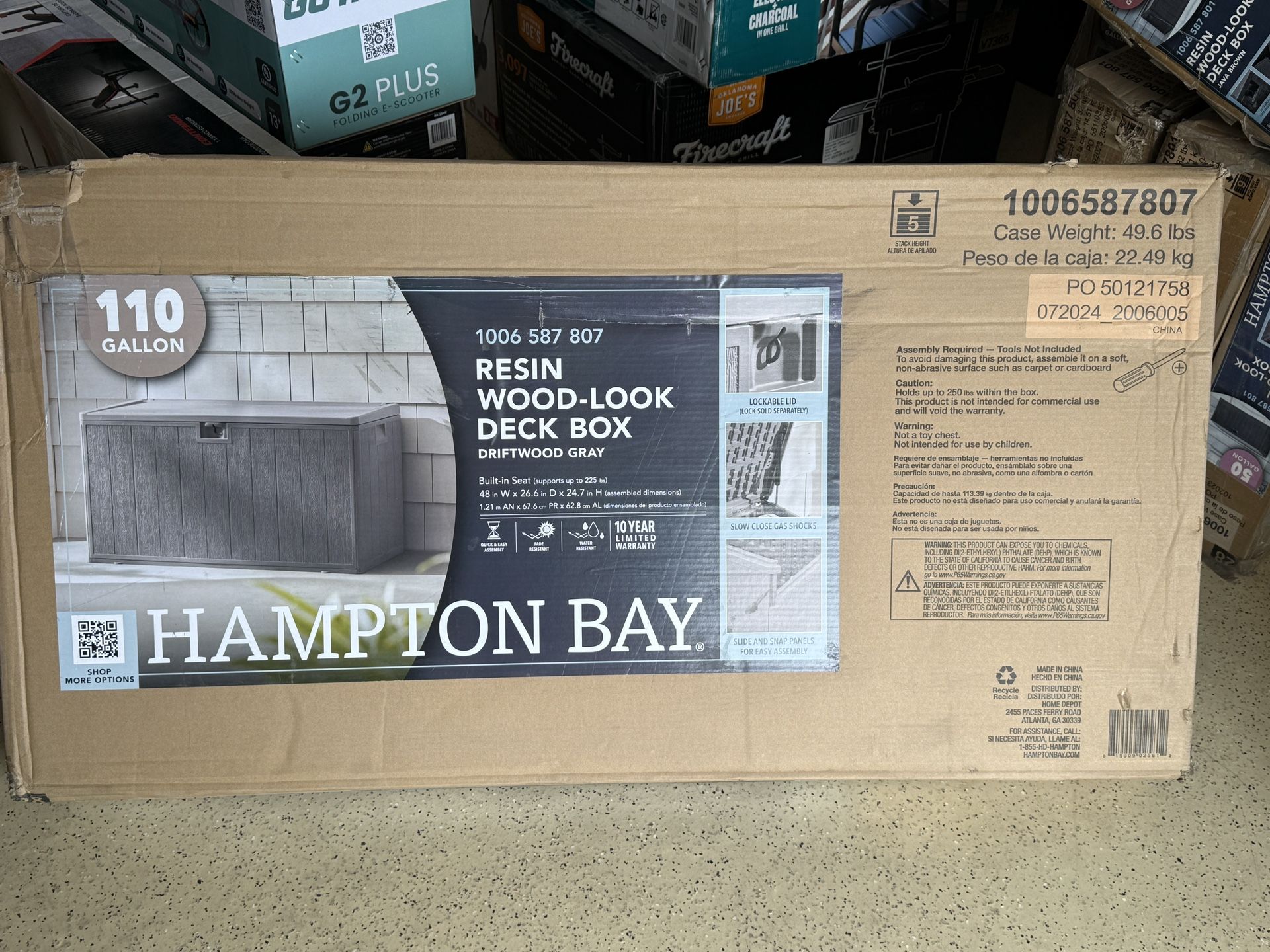 Deck Storage Box (Brand New)