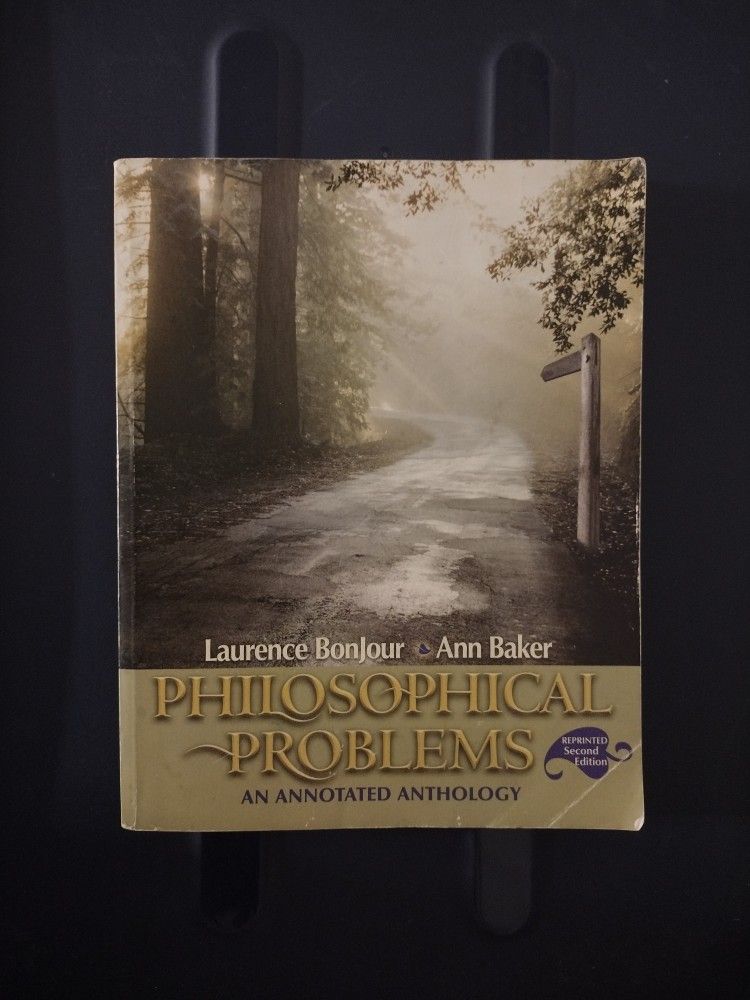 BonJour, Baker - Philosophical Problems: An Annotated Anthology (Second edition, Reprinted)