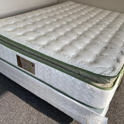 Ck Organic Elite Superior Hybrid Cool Gel Memory Foam Pillow Top 14inch Mattress 