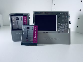 Sony DSC-T1 Parts/Repair Bundle + Charger & 2 Batteries