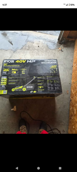 Ryobi 40v walk behind