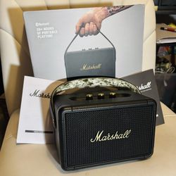 MARSHALL KILBURN II PREMIUM PORTABLE BLUETOOTH SPEAKER  | 20+ HR BATTERY • MULTI-DIRECTIONAL SOUND • RETRO DESIGN