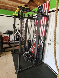 Northern Lights Functional Trainer with Power Rack for Sale in Houston TX OfferUp