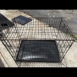 Dog Cage Pet Crate Kennel Training Dog House 29x19x