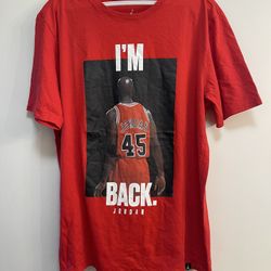Vintage Jordan Shirt “ I’m Back”