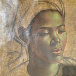 1959 Basuto Girl Known As Lesotho By Tretchikoff