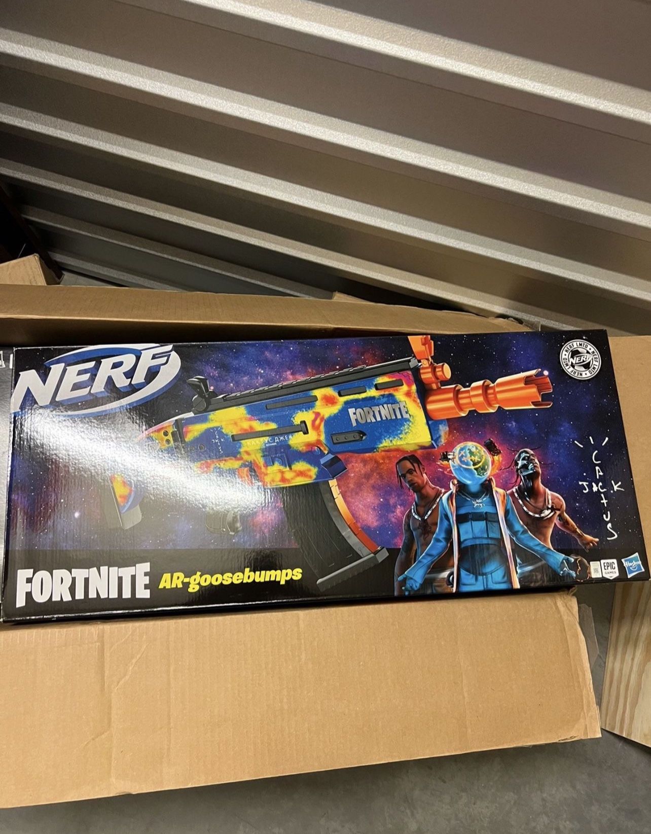 Travis Scott Cactus Jack Fortnite AR-Goosebumps Nerf Elite Dart Blaster - US